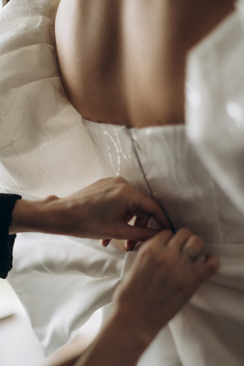 Engagement glitter dress