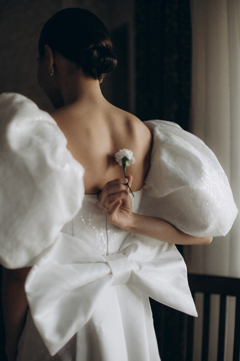 Engagement glitter dress