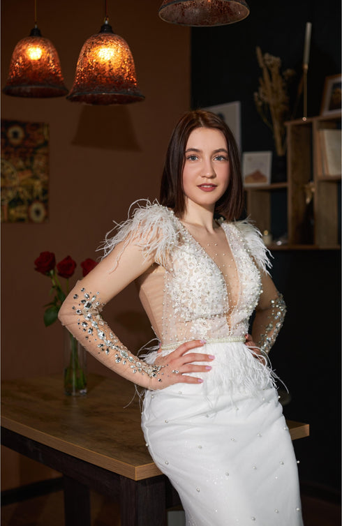 Bridal gloves Fingerless gloves women Handmade gloves