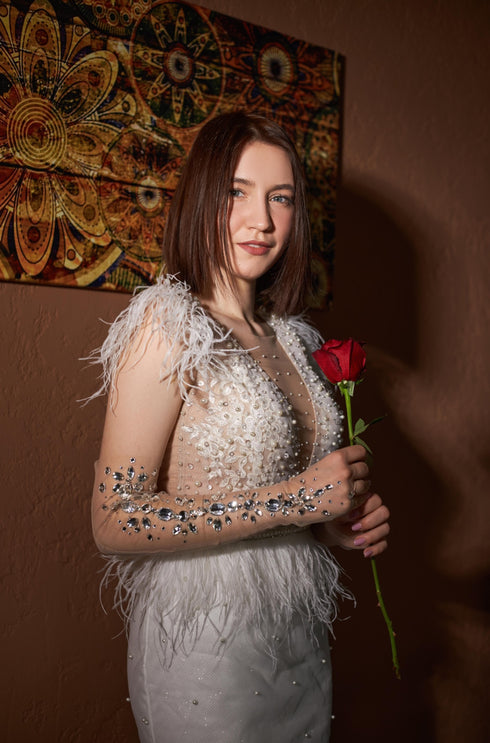 Bridal gloves Fingerless gloves women Handmade gloves