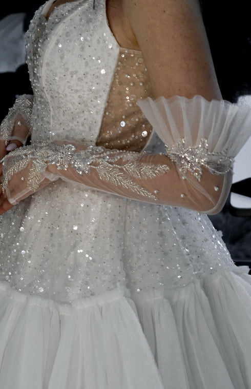 Fingerless gloves Bridal mittens