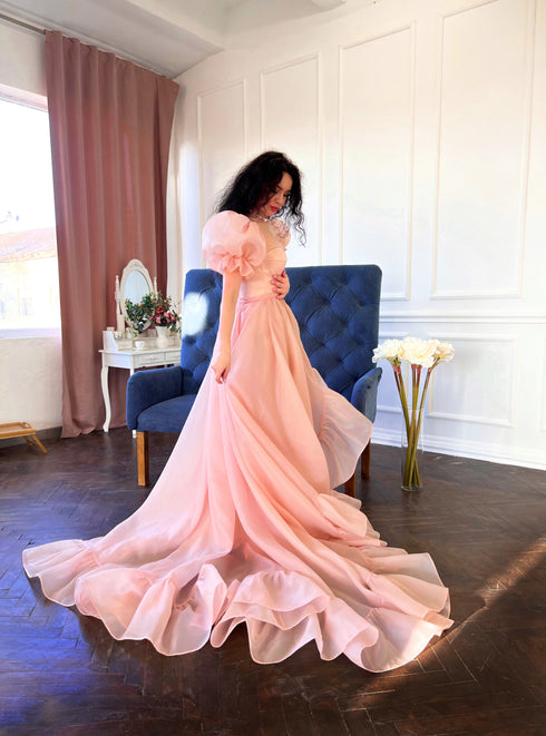 Organza bridal shower dress