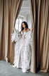 Bridal Cape Feathers, Custom Wedding Cloak
