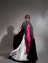 Black cape with collar