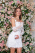 Floral Bridal Mini Dress ✨ Second Look Wedding Gown