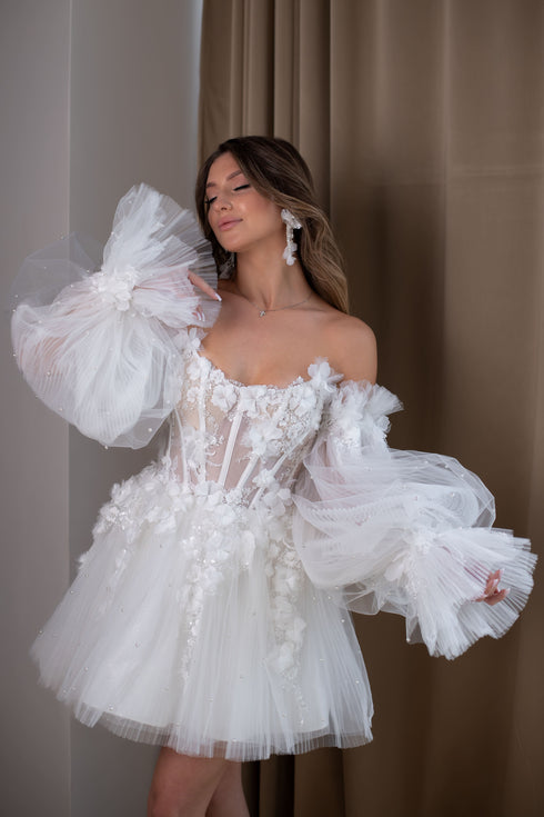 Wedding dress - short, Olivia bridal gown