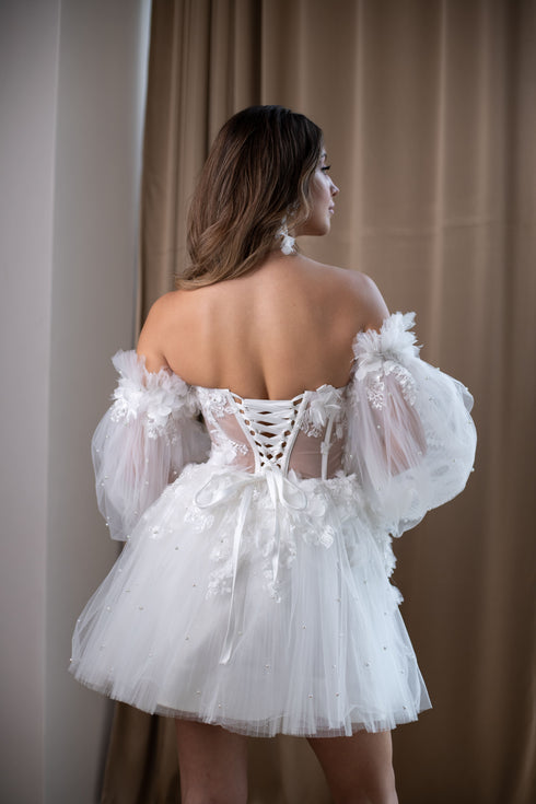 Wedding dress - short, Olivia bridal gown