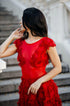 Red evening dress Long red dress