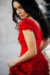 Red evening dress Long red dress