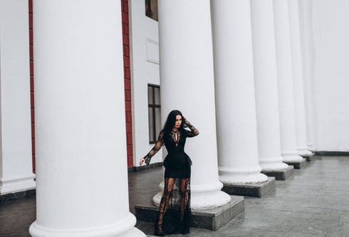 Lace dress Long evening gown