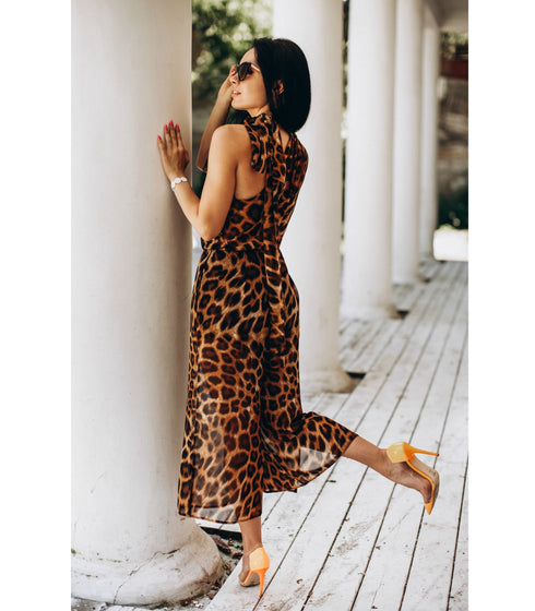 Romper women Leopard jumpsuit