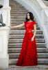 Red evening dress Long red dress