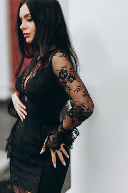 Lace dress Long evening gown