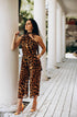 Romper women Leopard jumpsuit