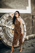 Romper women Leopard jumpsuit