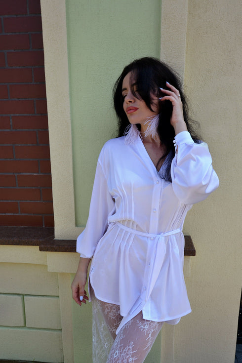 Summer suit White blouse Two suit