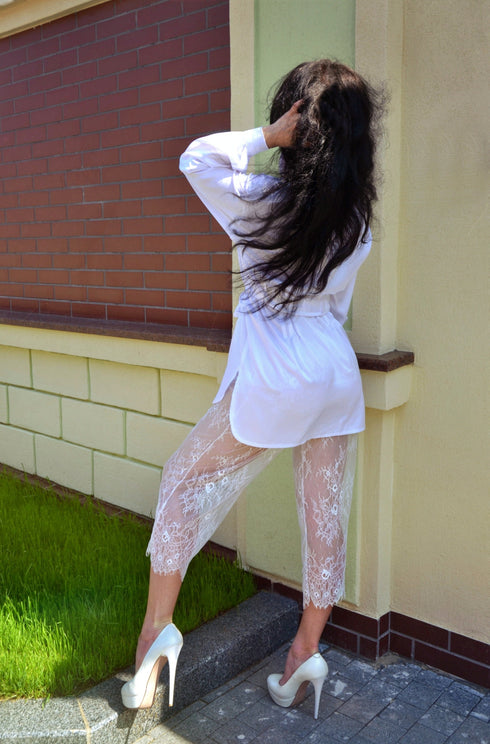 Summer suit White blouse Two suit