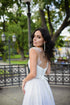Simple wedding dress Satin bridal gown
