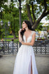 Simple wedding dress Satin bridal gown