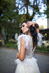 Pearl wedding dress Unique couture bridal gown