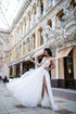 Simple wedding dress Satin bridal gown