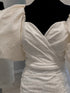 Wedding dress puff sleeves