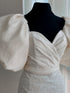 Wedding dress puff sleeves