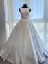 Satin wedding dress Unique wedding dress