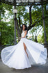 Simple wedding dress Satin bridal gown