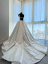 Satin wedding dress Unique wedding dress