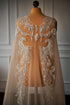 Sequin bridal tulle cape