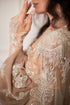Sequin bridal tulle cape