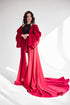 Red wedding cape
