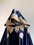 Gold lace halloween cape