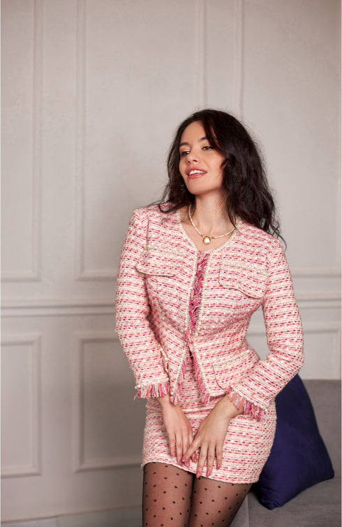 Tweed suit women Business suit set