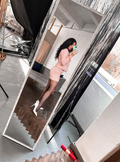 Tweed suit women Business suit set