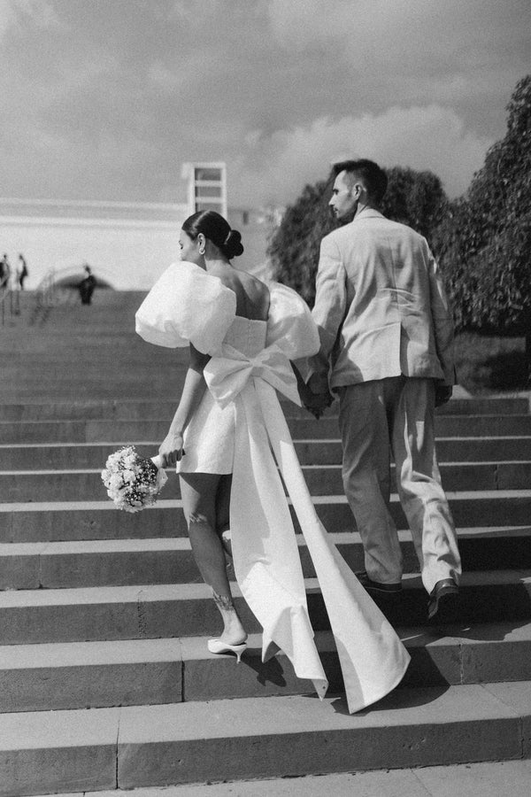 Engagement glitter dress