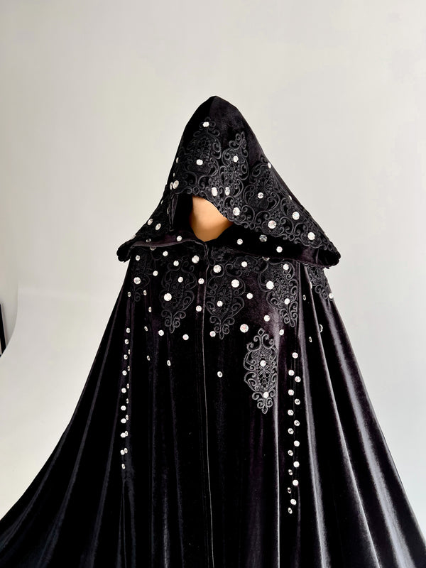 Cape with rhinestones