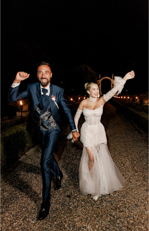 Custom Midi Bridal Dress: Midi Gown for a Stylish Bride-to-Be | Perfect for Elopements and Second Weddings