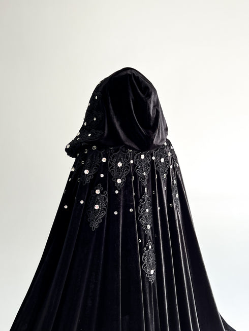 Cape with rhinestones