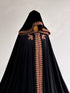 Long cape golden lace