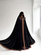 Long cape golden lace