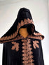 Long cape golden lace