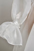 Organza wedding cape with sleeves