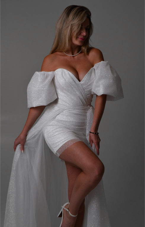 Short bridal shower dress