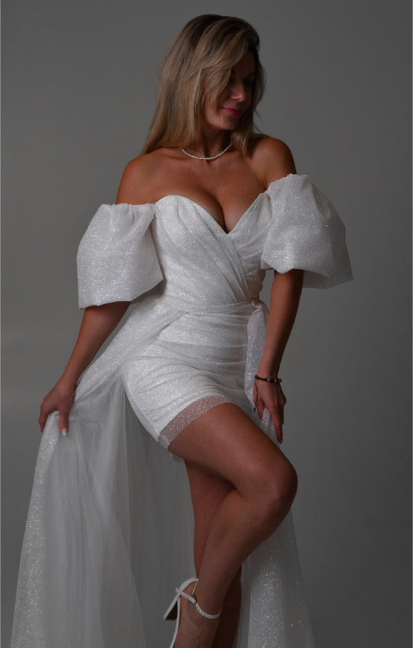 Short bridal shower dress