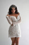 Short wedding dress
