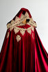 Red cape with a sun