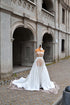 Bridal satin detachable train Wedding dress train