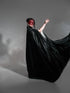 Black cape with collar